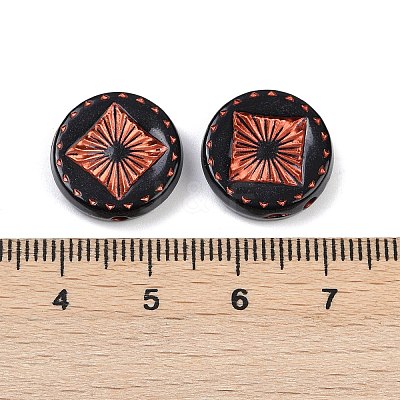 Opaque Acrylic Beads OACR-P029-02A-01-1