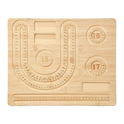 Rectangle Wood Bracelet Design Boards TOOL-YWC0003-03A-1