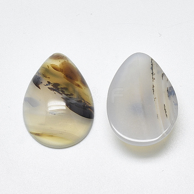 Natural Banded Agate/Striped Agate Cabochons G-T122-23J-1