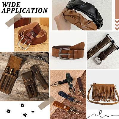 2M Flat AB Grade Cowhide Leather Cord AJEW-WH0479-73G-03-1
