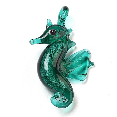 Handmade Lampwork Pendants LAMP-A004-02E-1