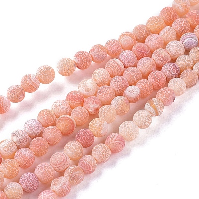 Natural Weathered Agate Beads Strands LS-G-L534-07-6mm-1