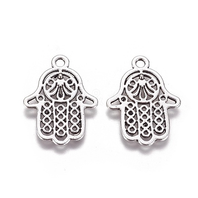 Tibetan Style Filigree Alloy Pendants LS-TIBEP-5262-AS-FF-1