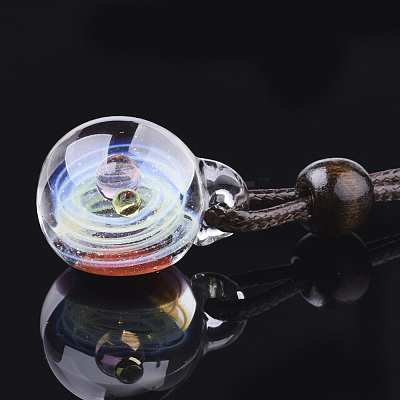 Handmade Lampwork Pendants LAMP-S190-01A-1