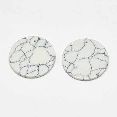 Synthetic Turquoise Pendants X-TURQ-S290-66B-1