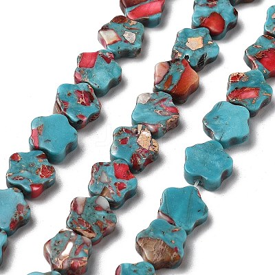 Synthetic Imperial Jasper Beads Strands G-Q050-B01-01-1