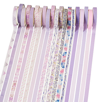 20 Rolls Paper Adhesive Tape Set DIY-TAC0023-42B-1