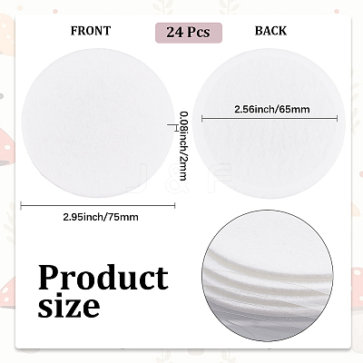Cotton Planting Supplies Filter Pad for Mushroom AJEW-WH20019-92-1