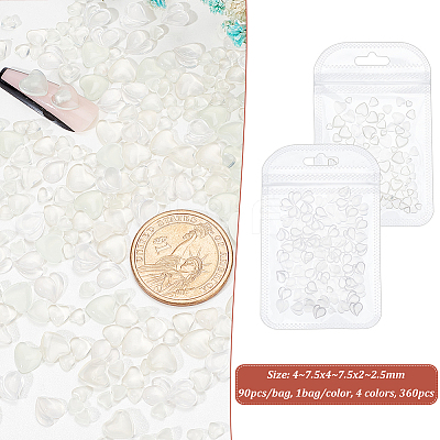10 Style Light Sensation Resin Cabochons MRMJ-OC0001-49-1
