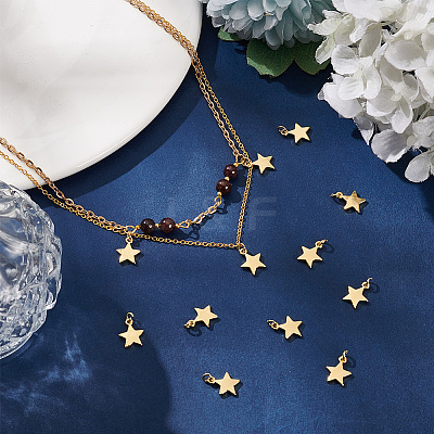 16Pcs Brass Pendants KK-BC0013-78-1
