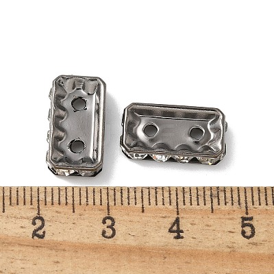 Brass Rhinestone Beads KK-U057-12B-1