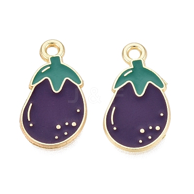 Alloy Enamel Pendants ENAM-Q003-04G-1