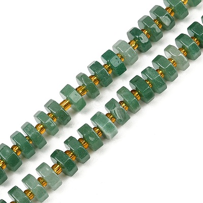 Natural Green Aventurine Beads Strands G-F796-A04-01-1