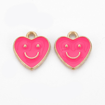 Alloy Enamel Charms ENAM-T016-12-RS-1