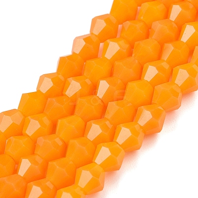 Opaque Solid Color Imitation Jade Glass Beads Strands LS-EGLA-A039-P4mm-D04-1