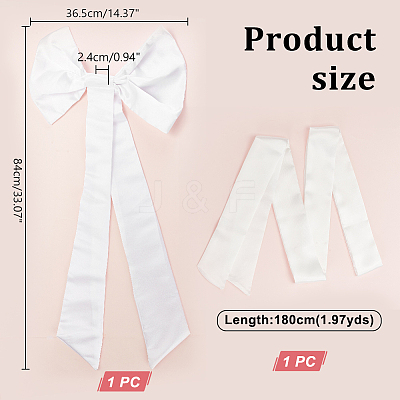 Detachable Velvet Bowknot AJEW-GA0007-66-1