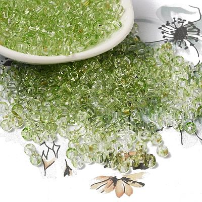Transparent Colours Glass Round Beads SEED-F006-05A-01-1
