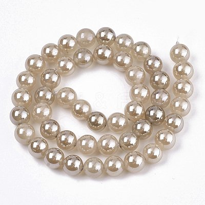 Natural Dyed Agate Beads Strands G-N326-12B-01-1