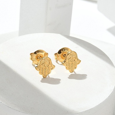 304 Stainless Steel Stud Earrings for Women LS-STAS-Z117-16G-02-1