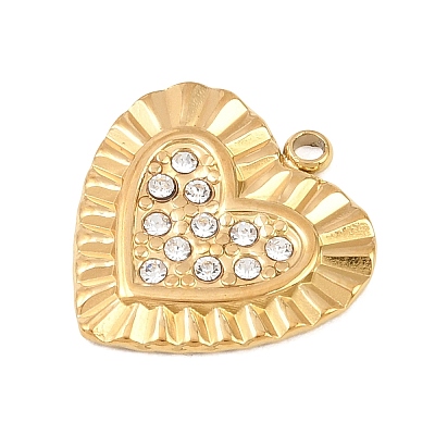 304 Stainless Steel Pendants STAS-K322-07G-1
