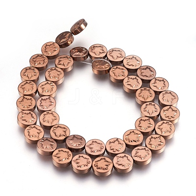 Autumn Theme Non-magnetic Synthetic Hematite Bead Strands G-I208-12-C-1