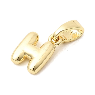 Brass Letter Charms KK-G554-22G-H-1