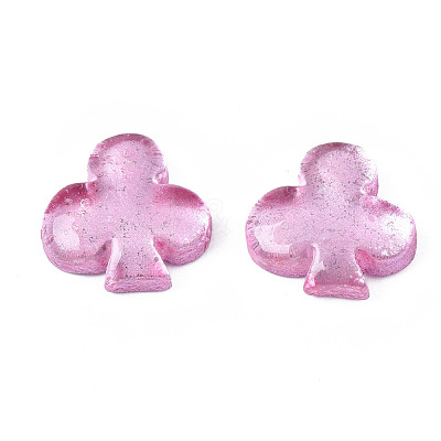 Spray Painted Transparent Resin Cabochons CRES-S302-61C-1
