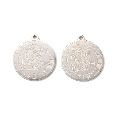 Non-Tarnish 304 Stainless Steel Pendants STAS-A074-03A-P-1