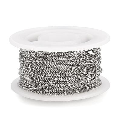 Tarnish Resistant 304 Stainless Steel Twisted Chains CHS-H007-70P-1