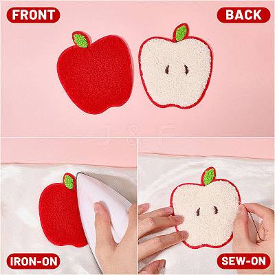 16Pcs 2 Styles Sew on Cloth Patches PATC-CA0001-39-1