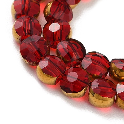 Electroplate Glass Beads Strands LS-EGLA-A040-01B-1