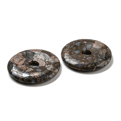 Natural Glaucophane Pendants G-P532-01A-05-1