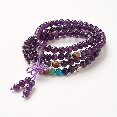 Yoga Chakra Jewelry BJEW-G554-05G-1