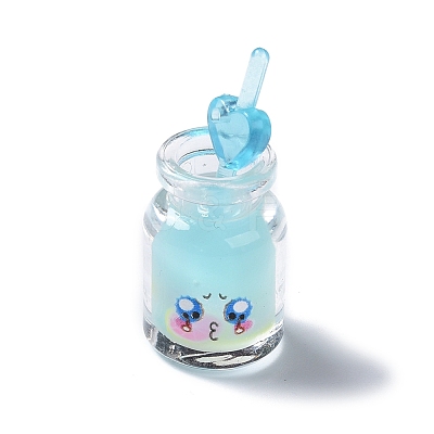 Luminous Translucent Resin Pendants RESI-D057-04-1