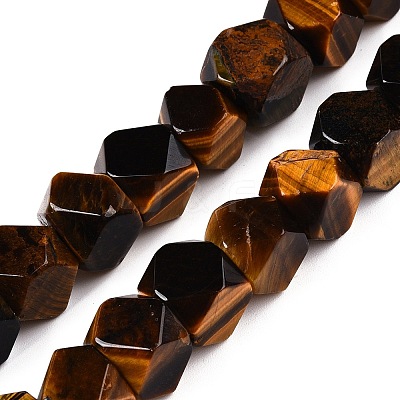 Natural Tiger Eye Beads Strands G-T138-45-1