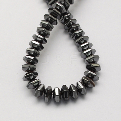 Non-magnetic Synthetic Hematite Beads Strands G-Q906-5mm-1