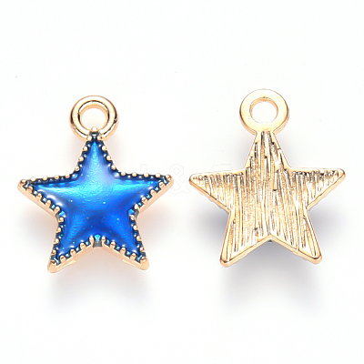 Alloy Enamel Charms ENAM-S121-024A-1