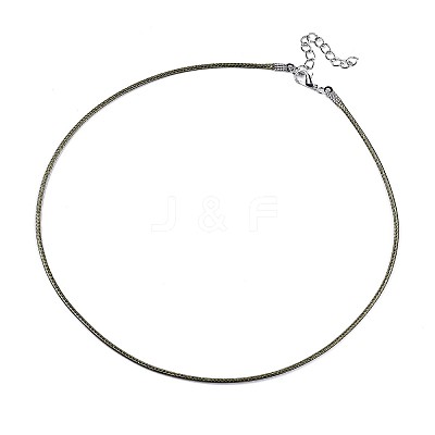 Waxed Cotton Cord Necklace Making LS-MAK-S034-020-1