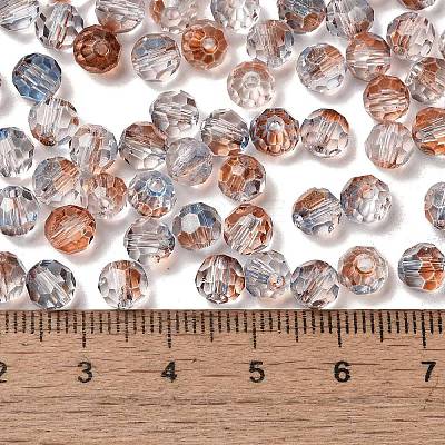 Transparent Colours Glass Round Beads SEED-F006-04A-03-1