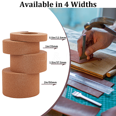 2M PVC Imitation Leather Ribbons SRIB-WH0011-125B-03-1