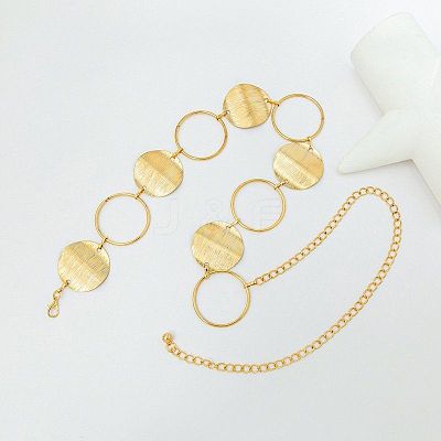 Alloy Disc Ring Link Chain Waist Belly Chains for Women FS-WG85C7A-01-1