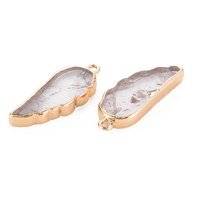 Natural Quartz Crystal Pendants G-N326-127-A02-1