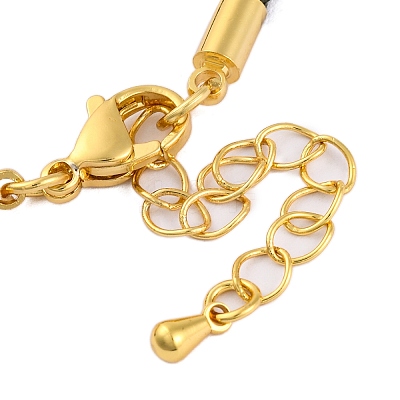 Nylon Cords Bracelet Makings Fit for Connector Charms AJEW-P116-02G-25-1