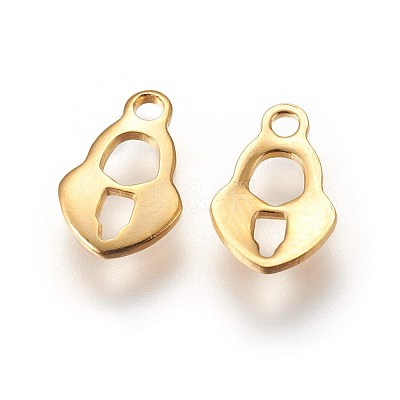 304 Stainless Steel Charms STAS-E447-11G-1