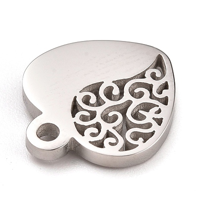 304 Stainless Steel Charms STAS-L245-003P-1