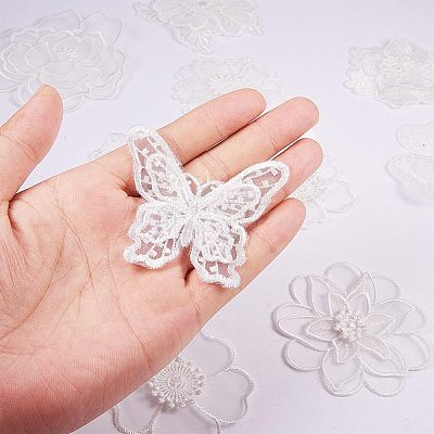 Lace Embroidery Sewing Fiber DIY-PH0019-21-1