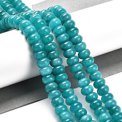 Dyed Natural White Jade Beads Strands G-G107-A04-01-1