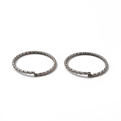 Non-Tarnish 304 Stainless Steel Saw Cut Open Jump Rings STAS-L262-37A-P-1