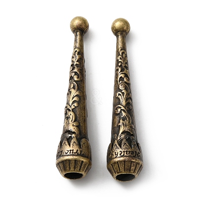 Alloy Cord Ends FIND-WH0110-363F-1