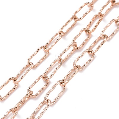 304 Stainless Steel Paperclip Chains CHS-A007-01RG-1